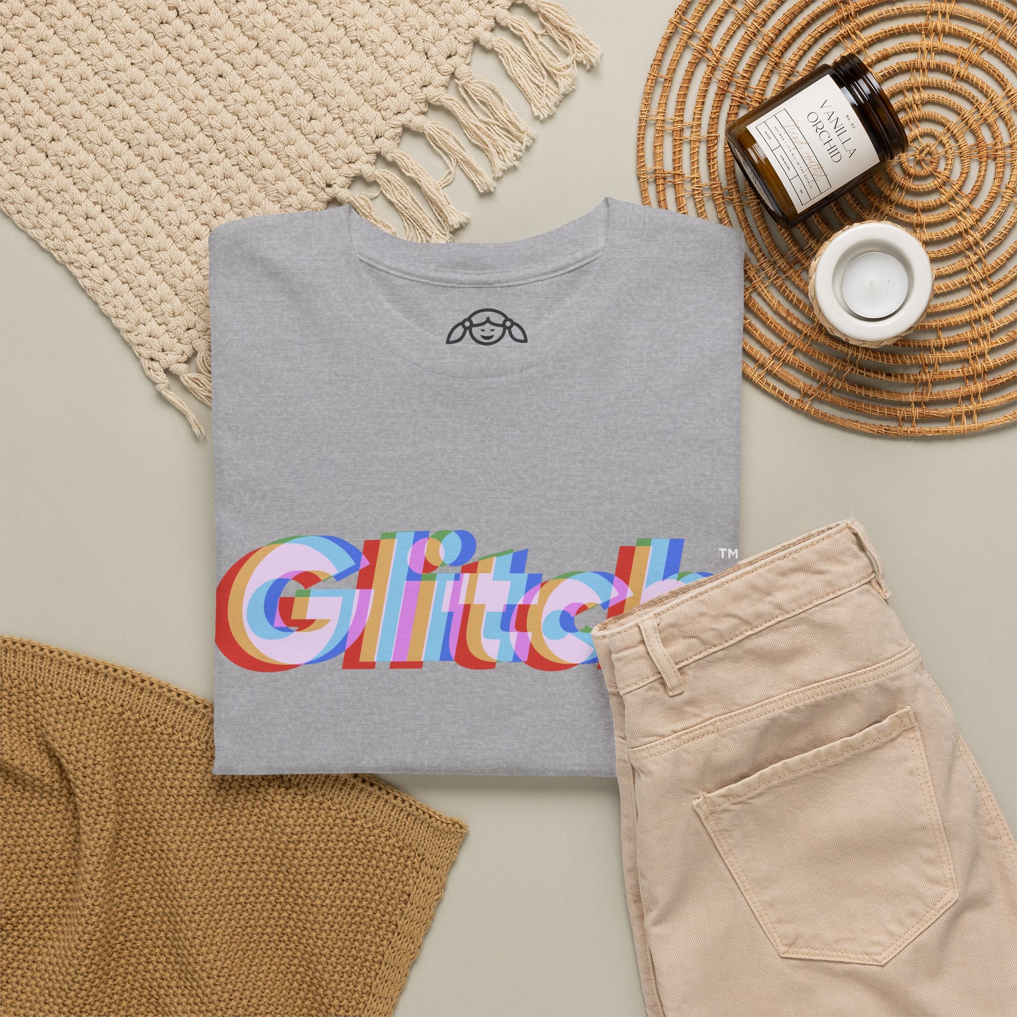 Noisy Dolly Glitch Heavyweight Graphic Tee