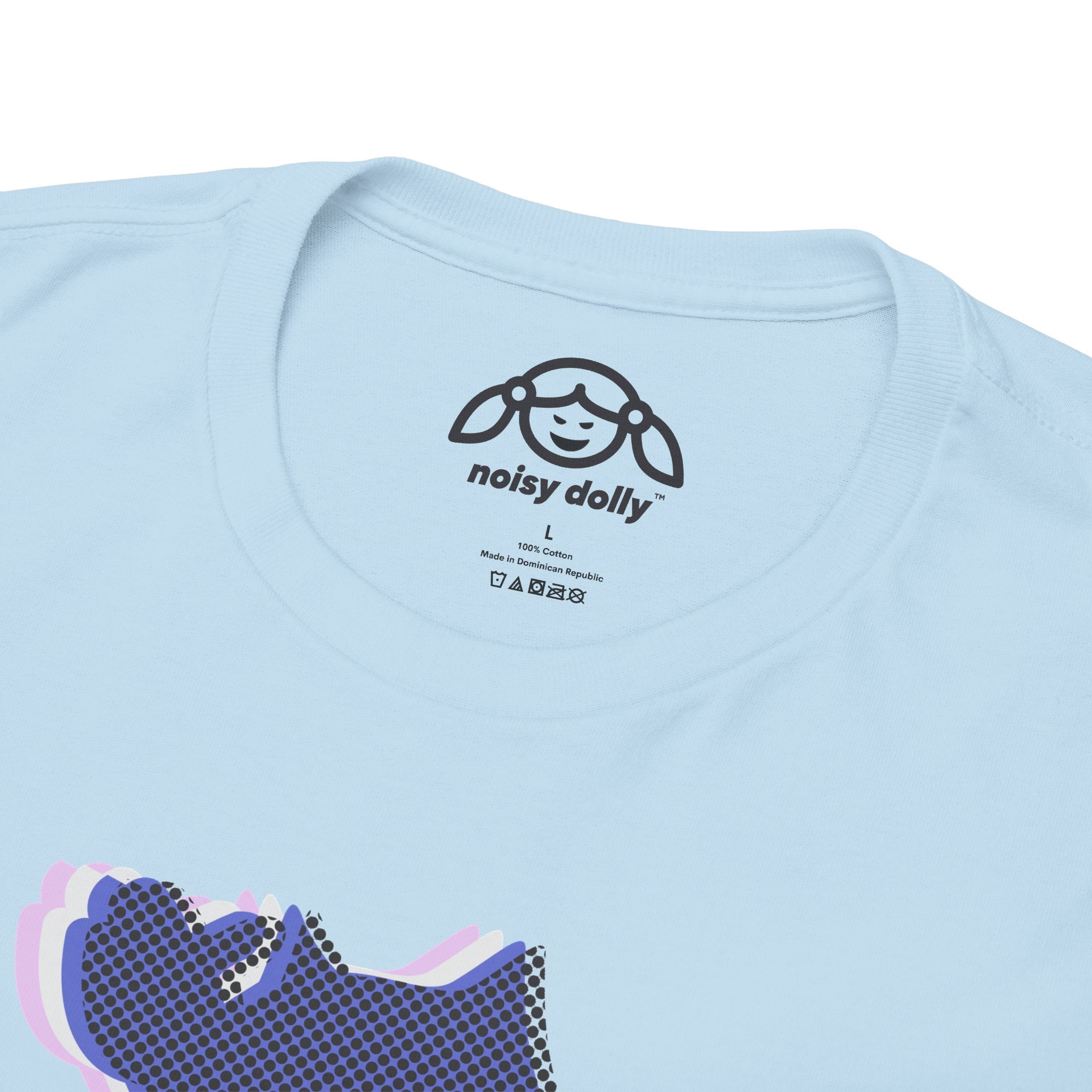 TOP CAT Noisy Dolly Glitch Heavyweight Graphic Tee