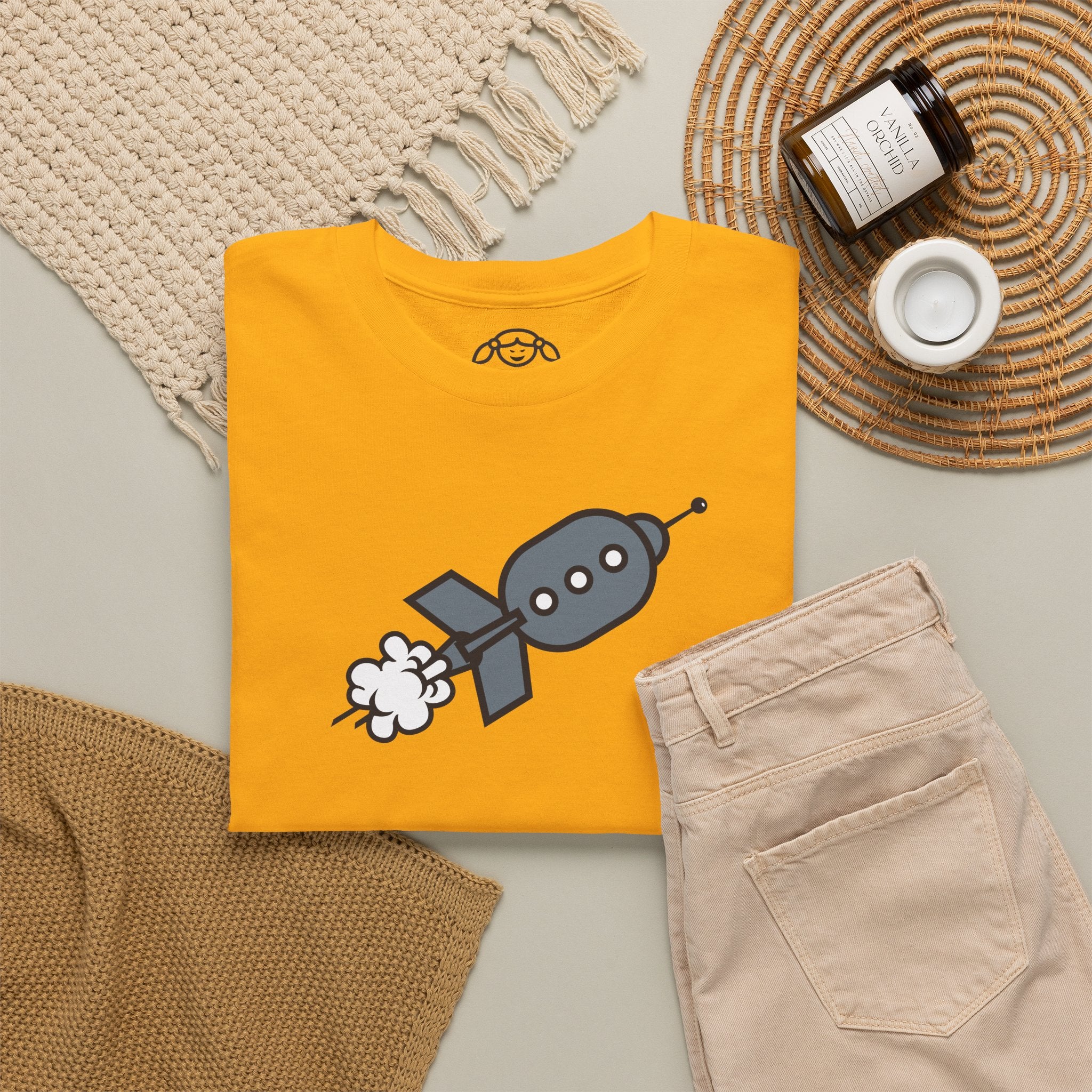 Sky Rocket Original Noisy Dolly Heavyweight Graphic Tee