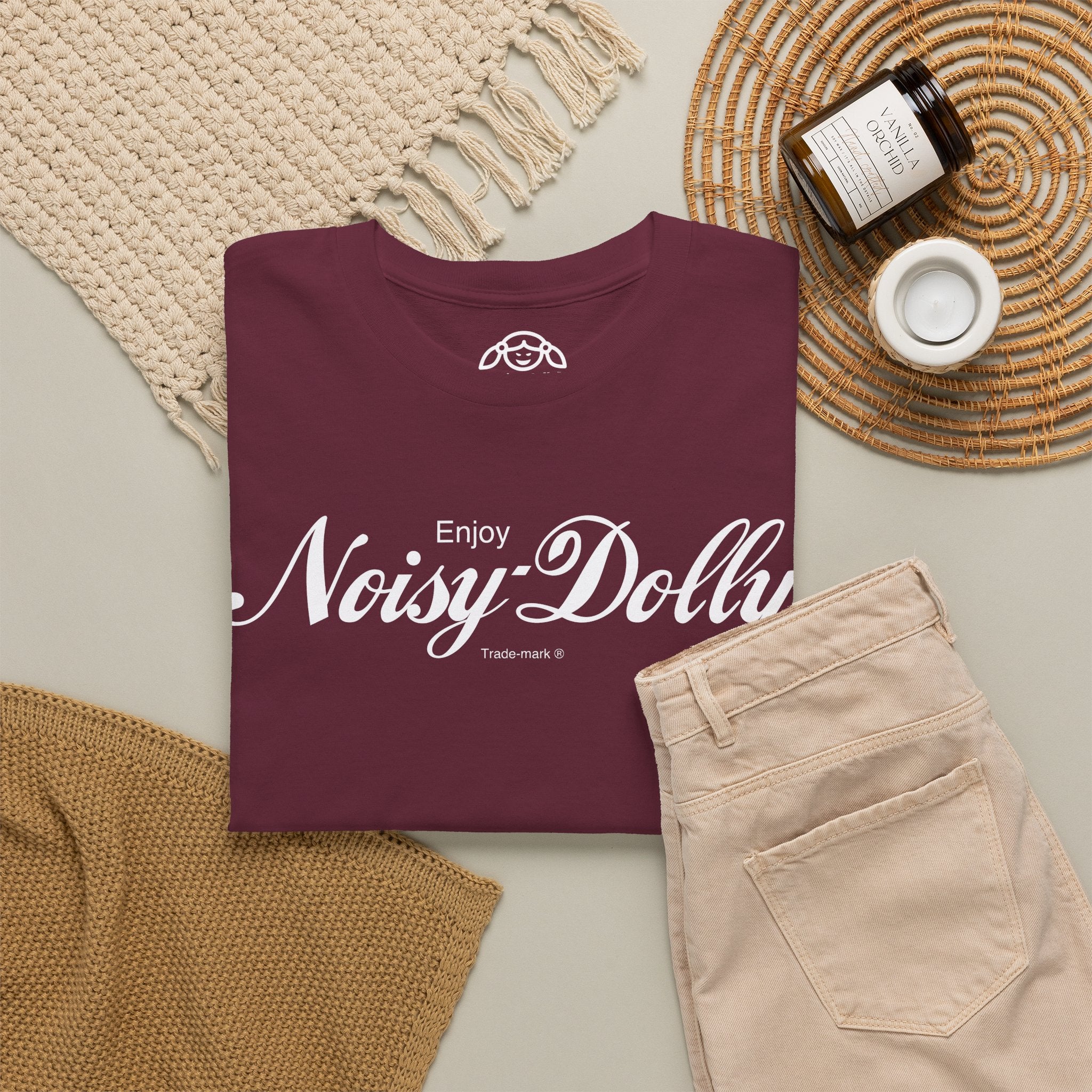 Enjoy Noisy Dolly Heavyweight Graphic Tee