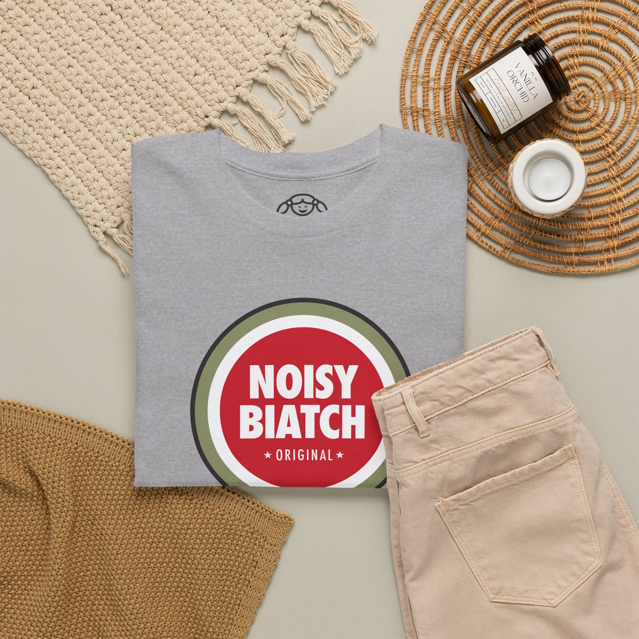 Noisy Biatch Original Noisy Dolly Heavyweight Graphic Tee