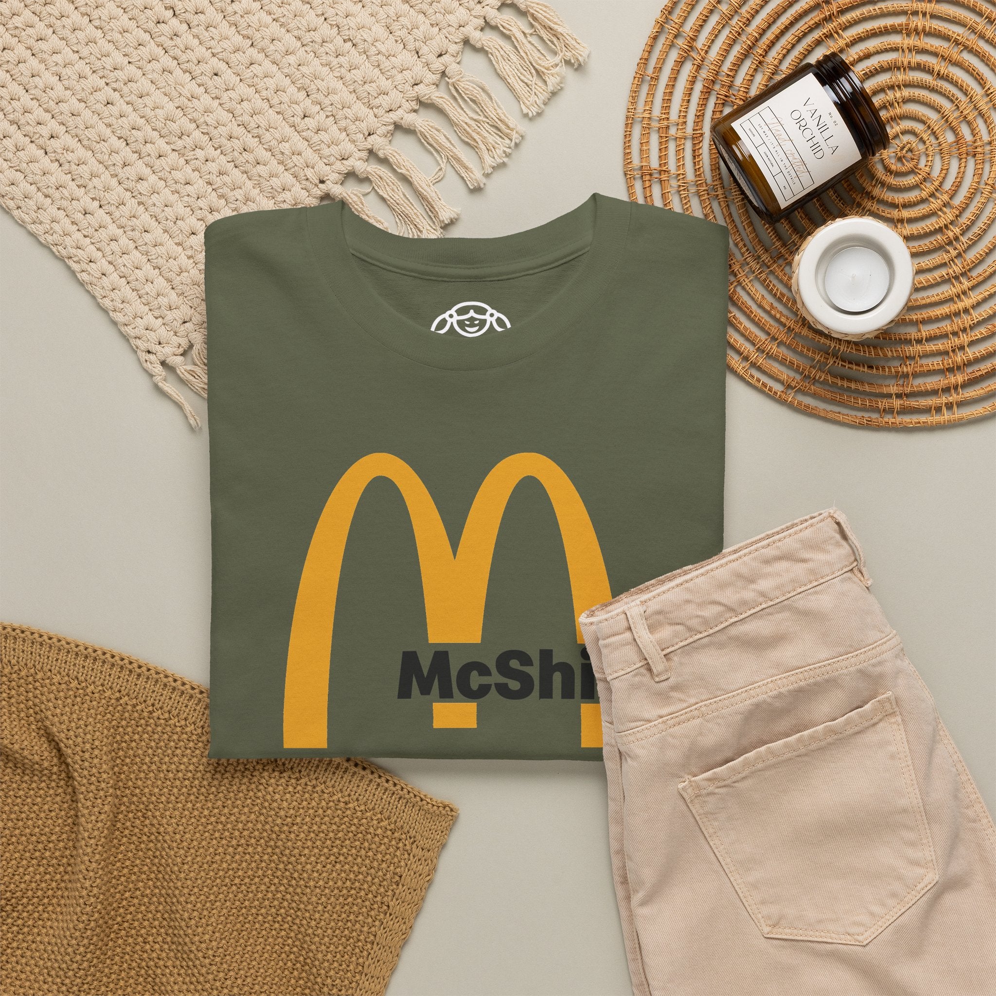 McShite Noisy Dolly Glitch Heavyweight Graphic Tee