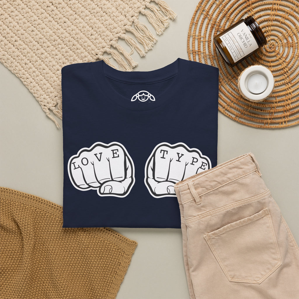 LOVE TYPE Noisy Dolly Heavyweight Graphic Tee