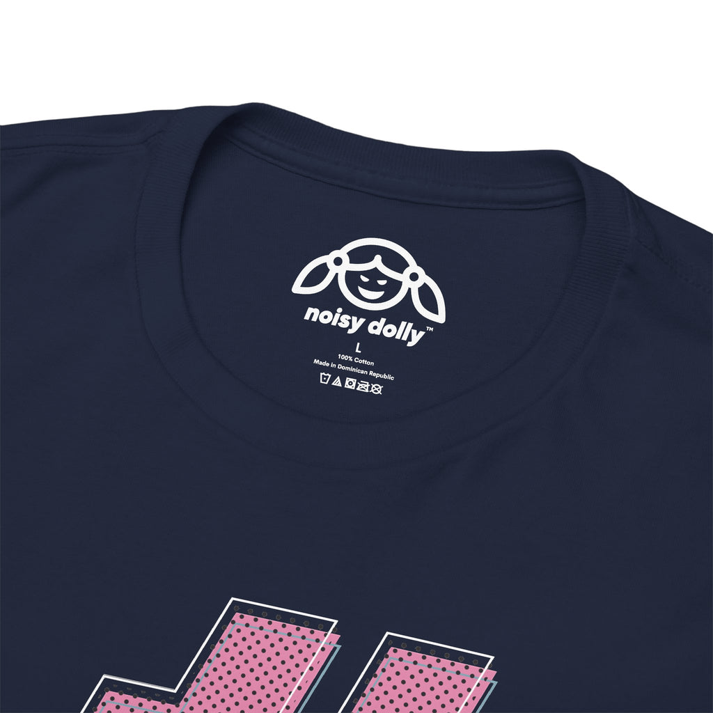 HASH TAG GLYPH Noisy Dolly Glitch Heavyweight Graphic Tee