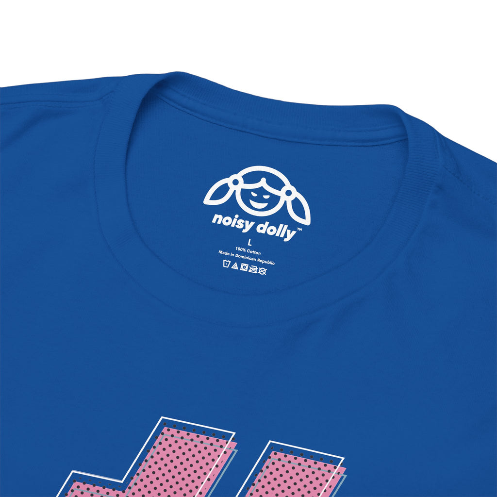HASH TAG GLYPH Noisy Dolly Glitch Heavyweight Graphic Tee