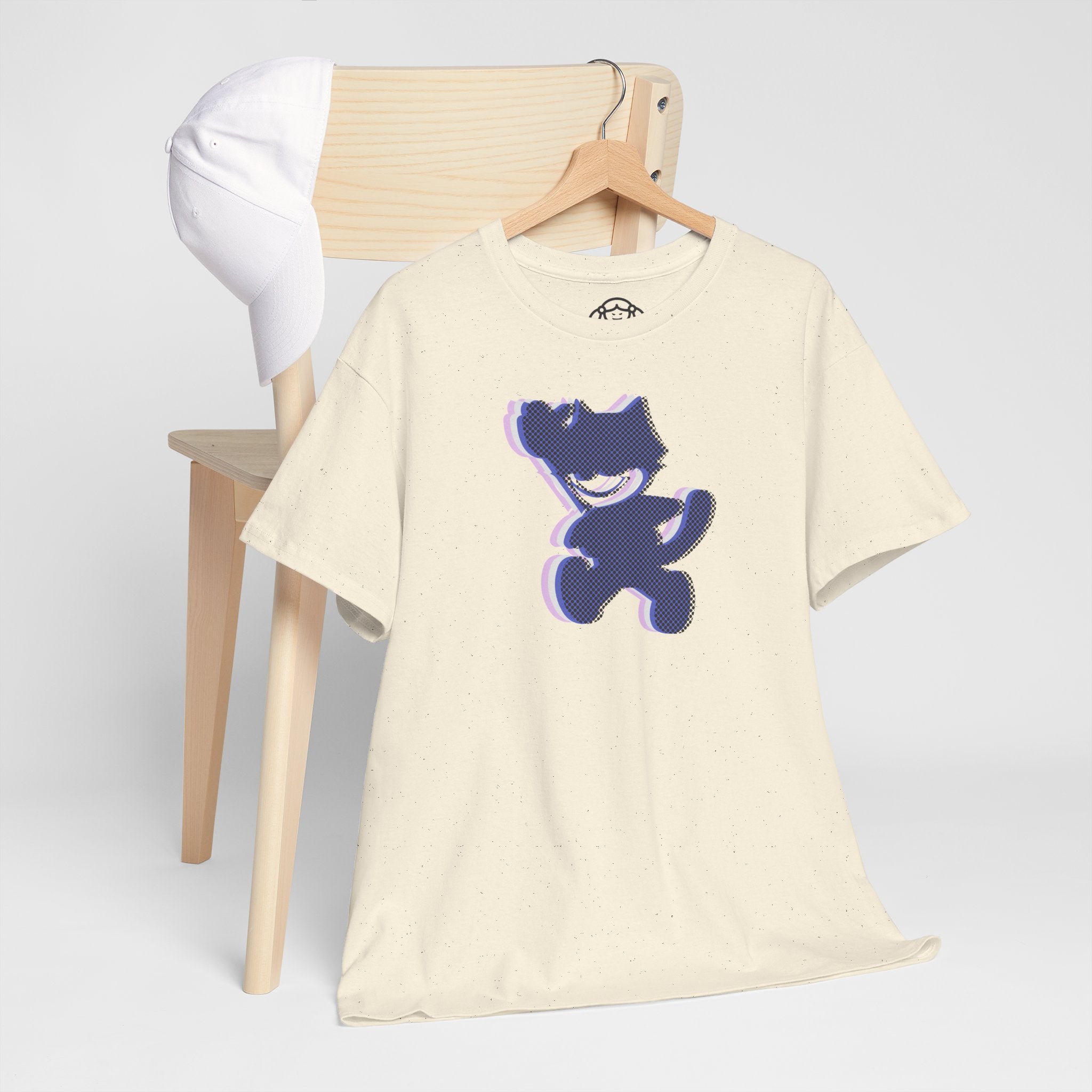 TOP CAT Noisy Dolly Glitch Heavyweight Graphic Tee