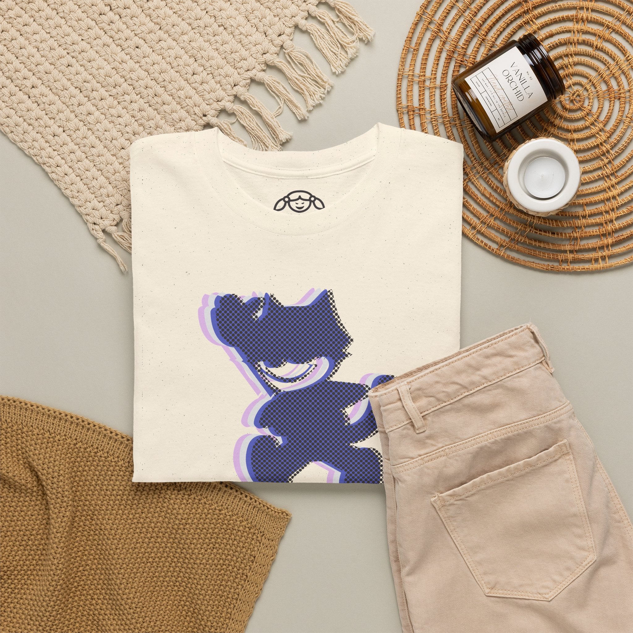 TOP CAT Noisy Dolly Glitch Heavyweight Graphic Tee