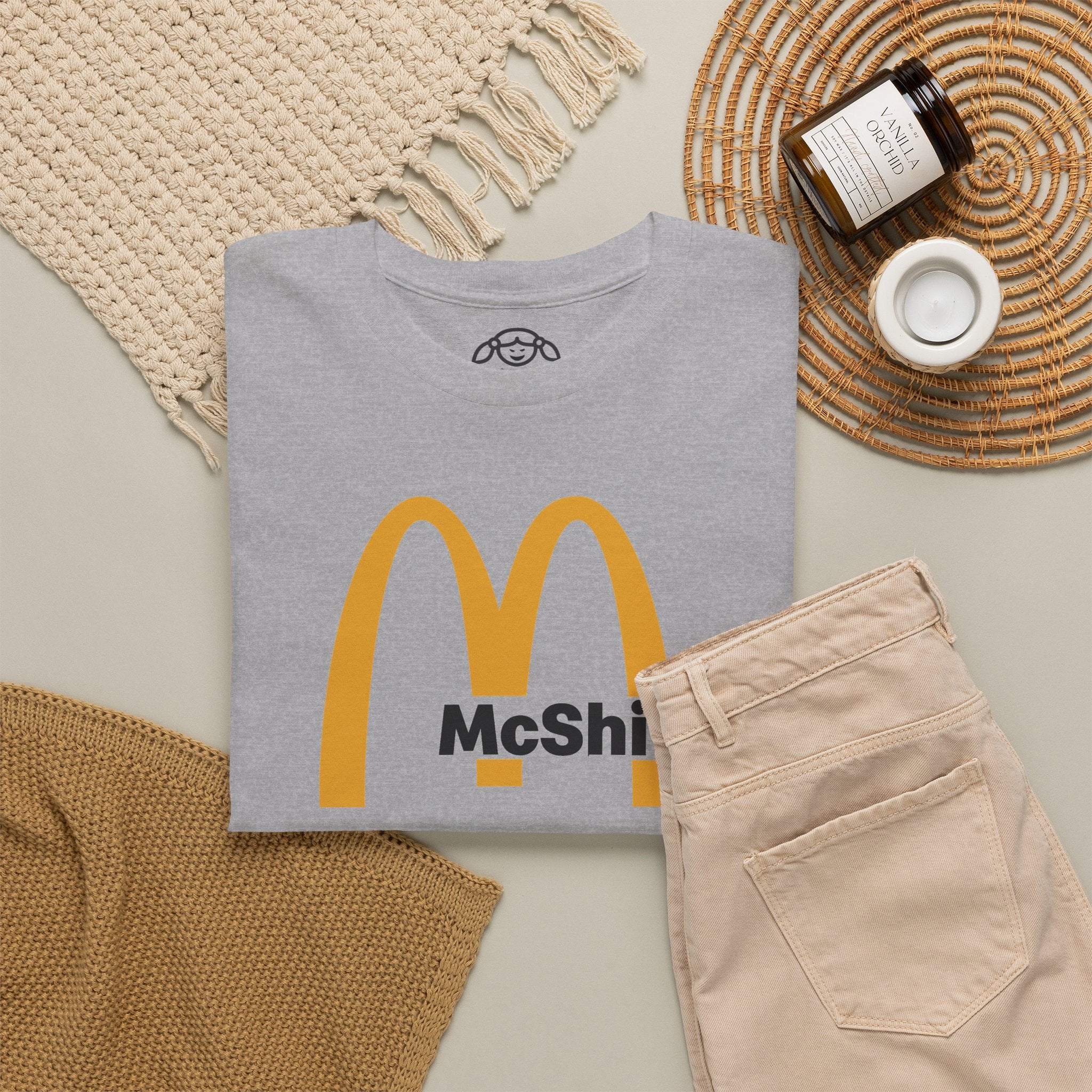 McShite Noisy Dolly Glitch Heavyweight Graphic Tee