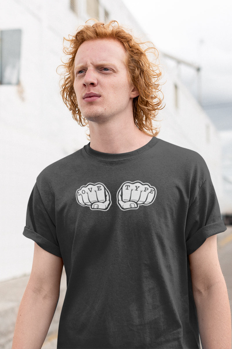 LOVE TYPE Noisy Dolly Heavyweight Graphic Tee