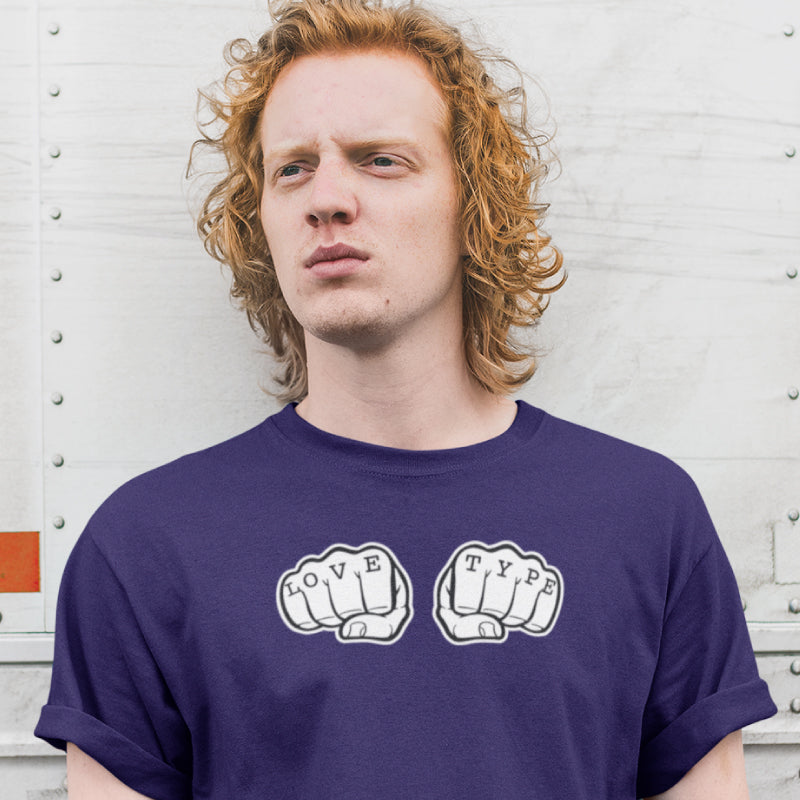 LOVE TYPE Noisy Dolly Heavyweight Graphic Tee