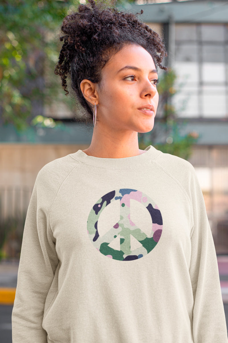 A PEACE OF CAMO Noisy Dolly original sweatshirt