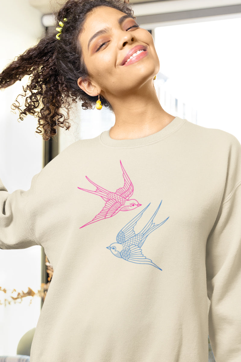 LOVE BIRDS Noisy Dolly original sweatshirt