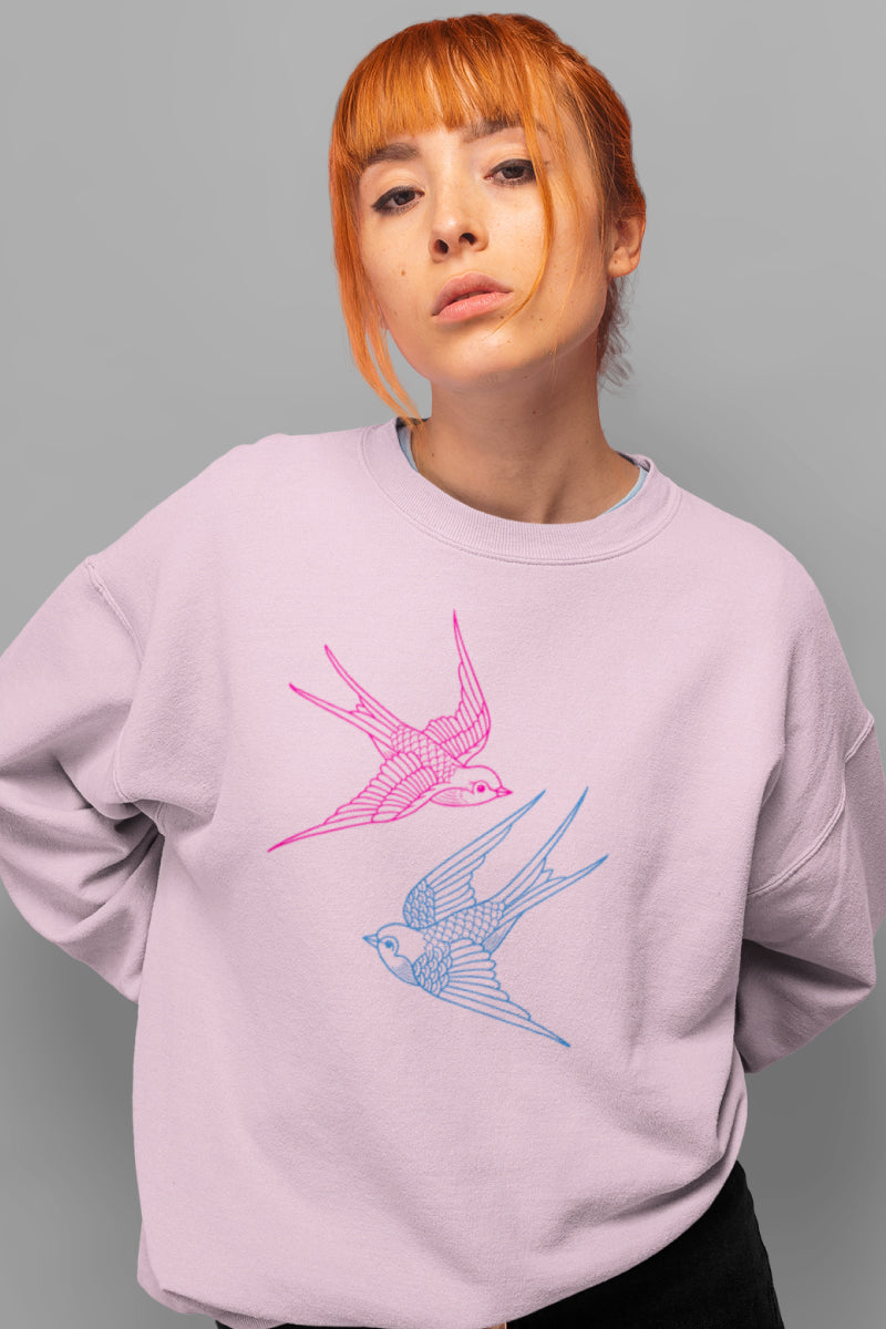 LOVE BIRDS Noisy Dolly original sweatshirt