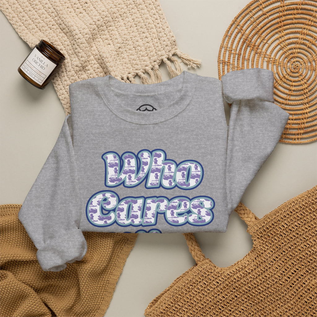 Who Cares Wins Noisy Dolly original sweatshirt