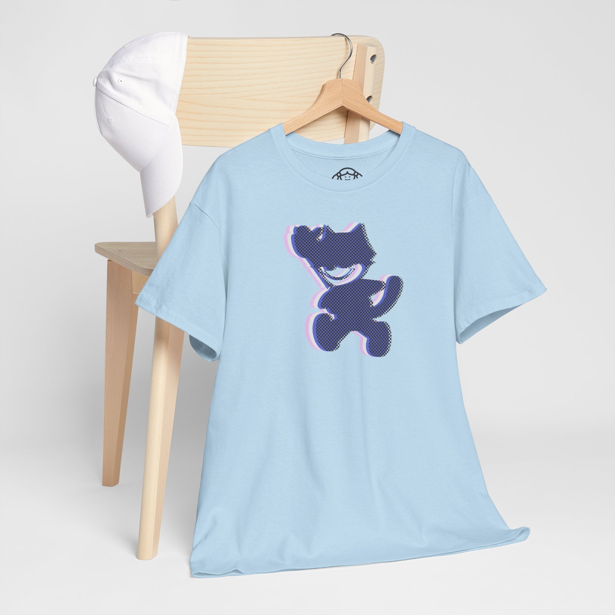TOP CAT Noisy Dolly Glitch Heavyweight Graphic Tee