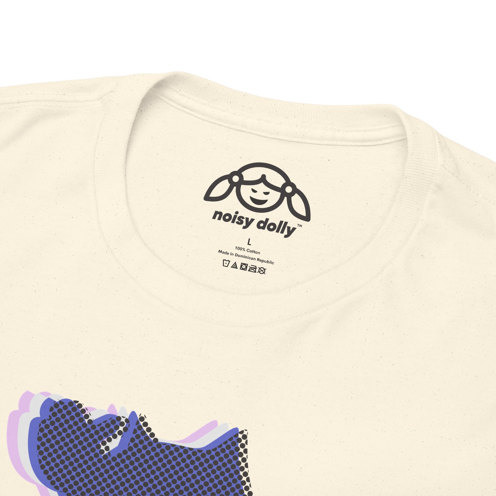 TOP CAT Noisy Dolly Glitch Heavyweight Graphic Tee