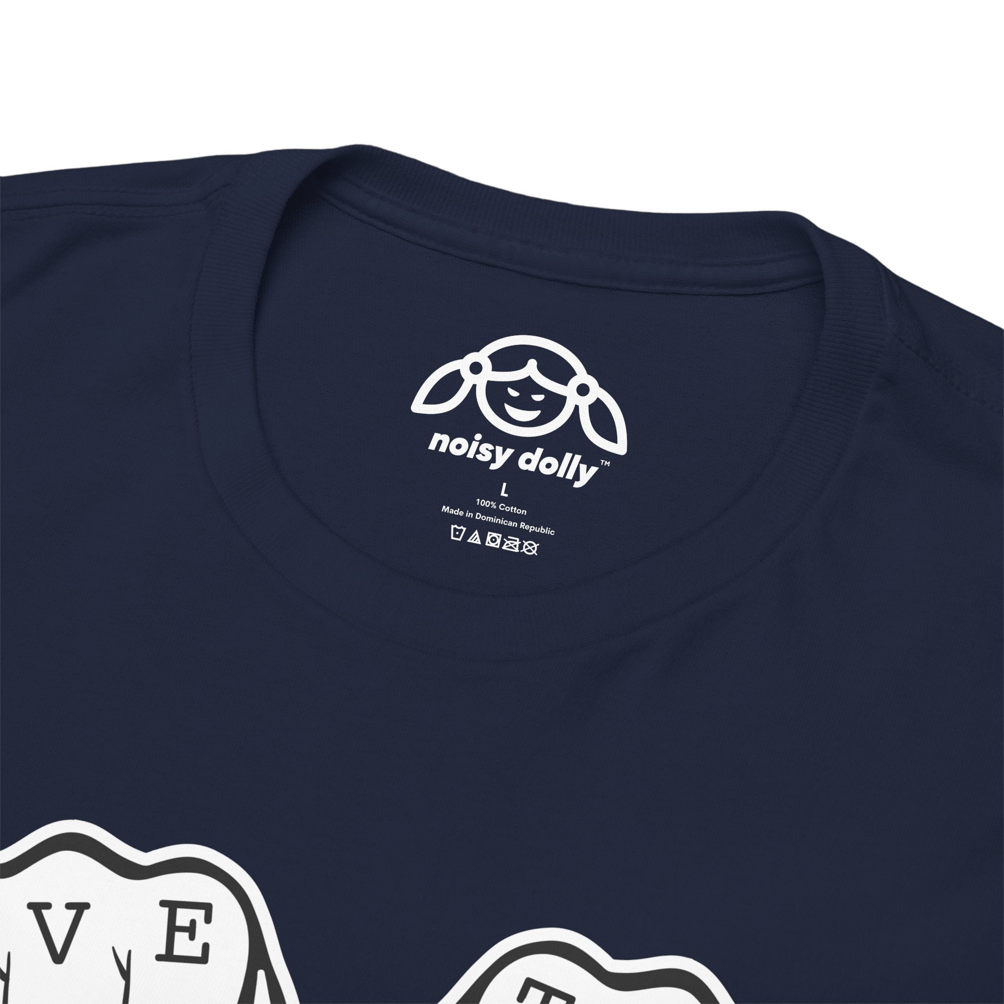 LOVE TYPE Noisy Dolly Heavyweight Graphic Tee