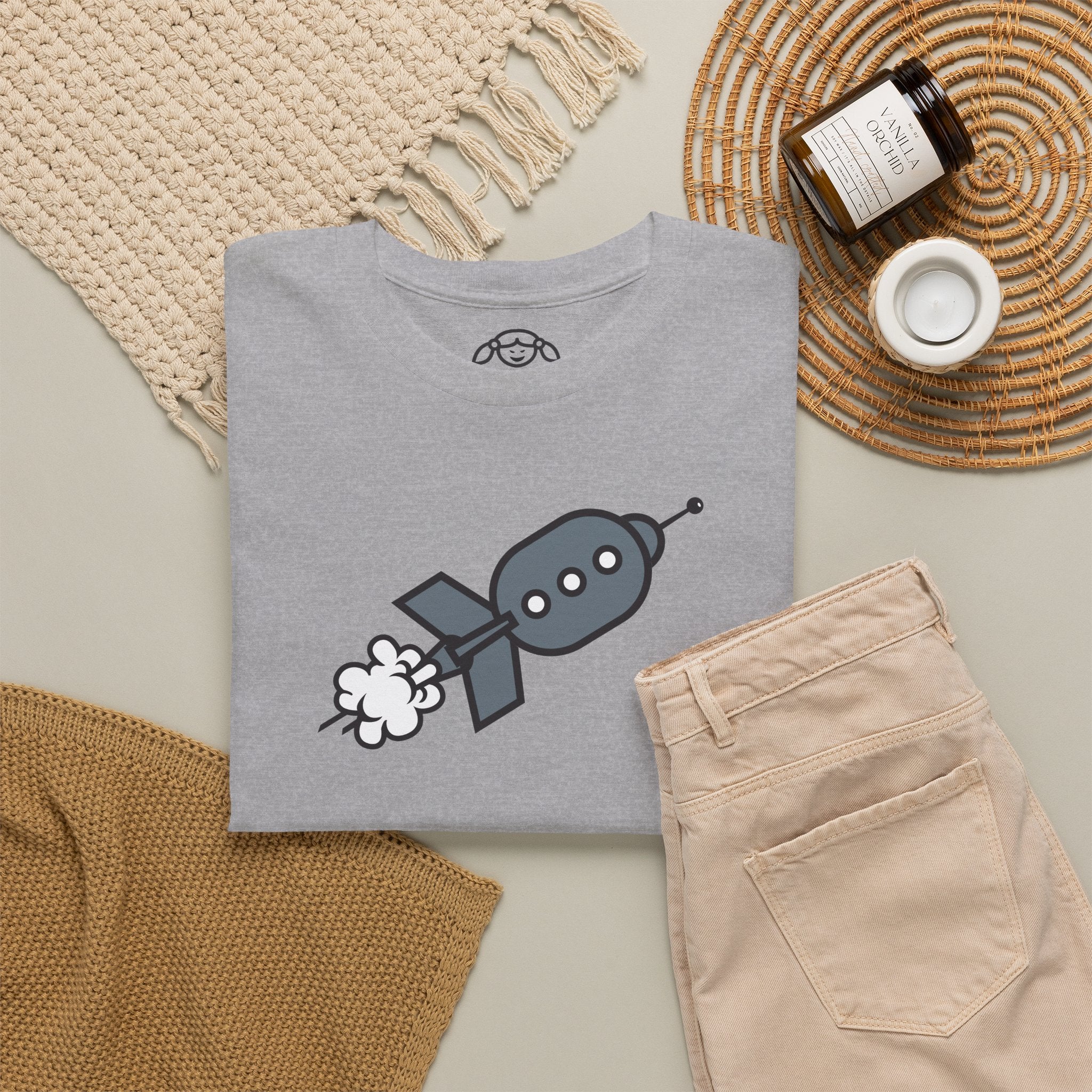 Sky Rocket Original Noisy Dolly Heavyweight Graphic Tee