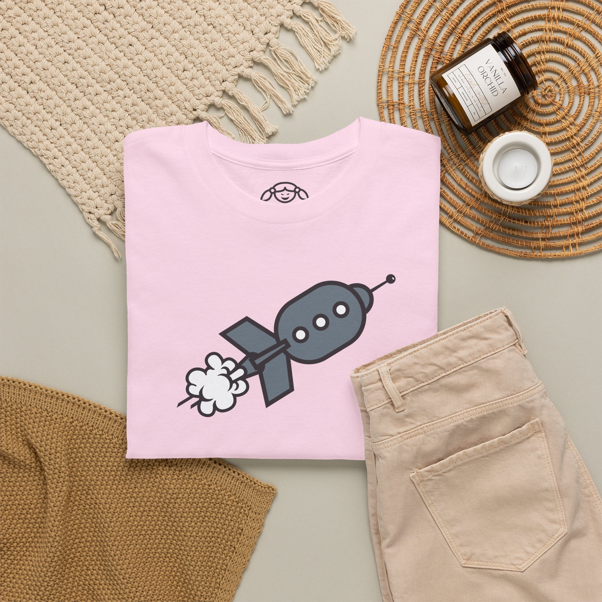 Sky Rocket Original Noisy Dolly Heavyweight Graphic Tee