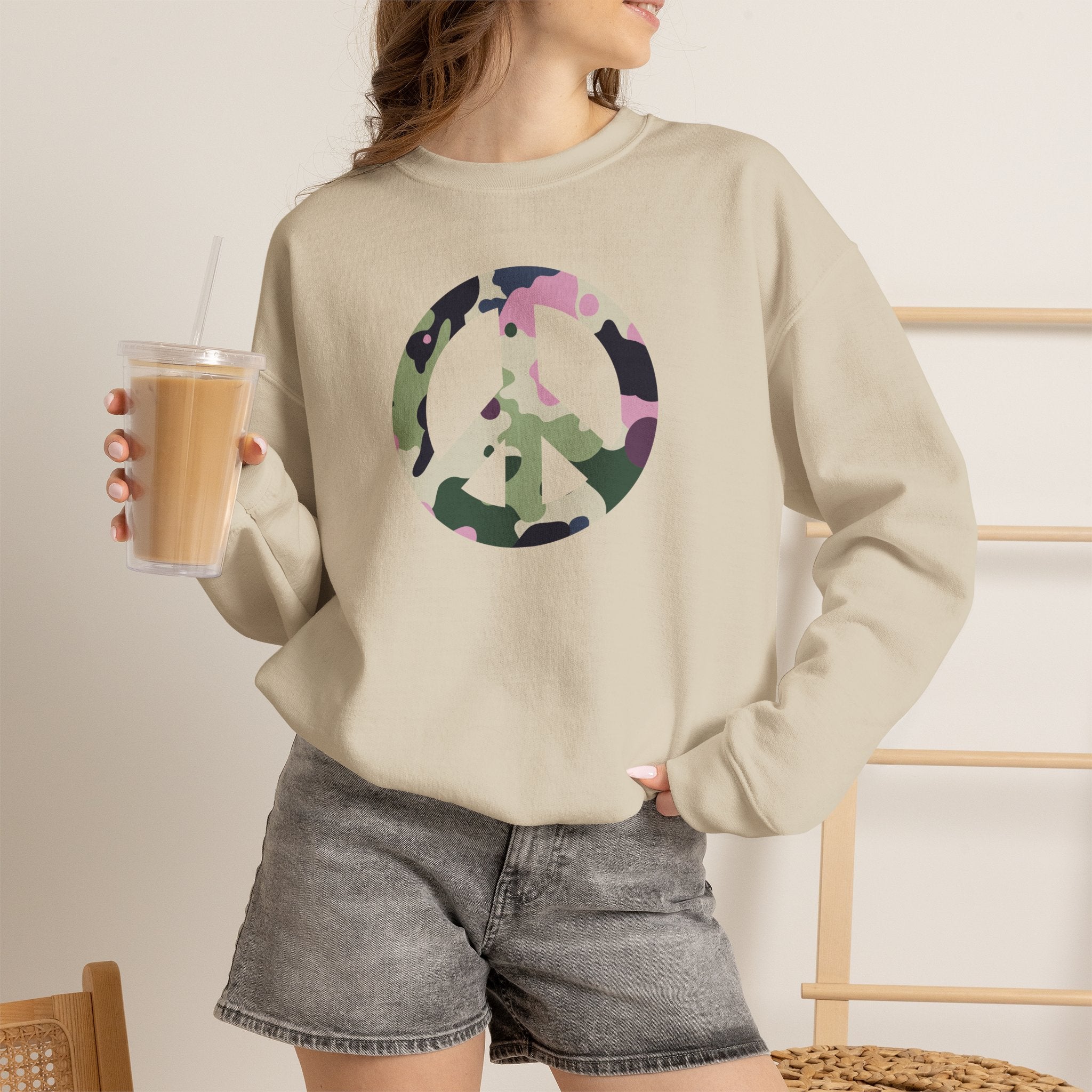 A PEACE OF CAMO Noisy Dolly original sweatshirt